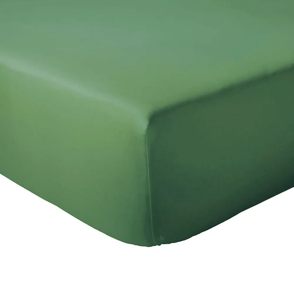 Drap housse 80x200 cm bonnet 30 coton ÉVASION Vert fougère>Linnea Hot