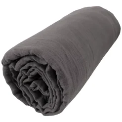 Housse De Rêve Drap housse 160x200 cm en Gaze de coton Granit* Drap Housse|Drap Housse