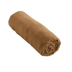 Housse De Rêve Drap housse 180x200 cm en Gaze de coton Camel* Drap Housse|Drap Housse