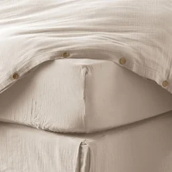Drap housse 90x190 cm en Gaze de coton Naturel>Housse De Rêve Hot