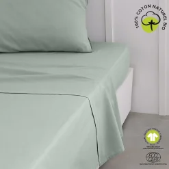 Drap plat 57 fils - 100% coton biologique>Today Clearance