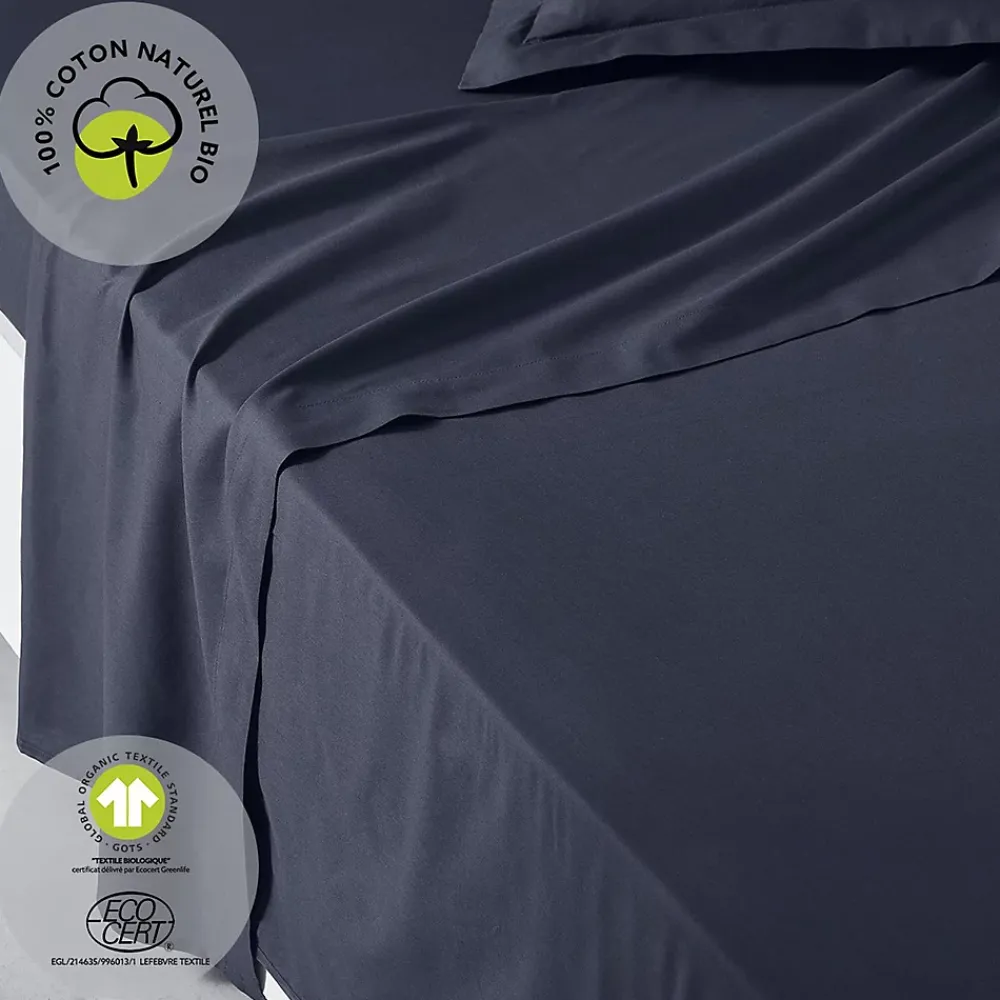 Today Drap plat 57 fils - 100% coton biologique* Drap Plat