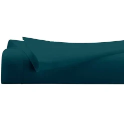 Drap plat - percale - bleu - 240x290 cm - Atmosphera><noscript><img width=