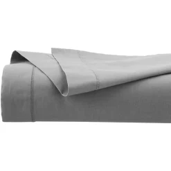 Atmosphera Créateur D'Intérieur Drap plat - percale - gris - 180x290 cm - Atmosphera* Drap Plat