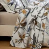 Tradilinge Drap plat aux fleurs exubérantes (240x310 cm - Blanc)* Drap Plat