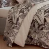 Drap plat aux impressions noires (180x290 cm - Beige)>Tradilinge Sale