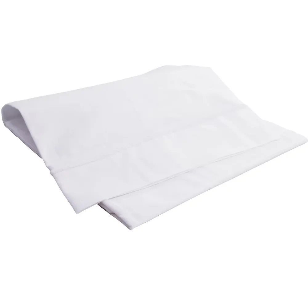 Domiva Drap plat avec point bourdon (80x110 cm - Blanc)* Drap Plat