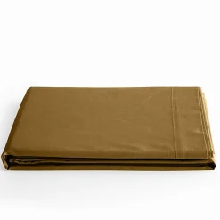 Coton Pur Drap plat Prémium 240 x 300 cm Marron* Drap Plat
