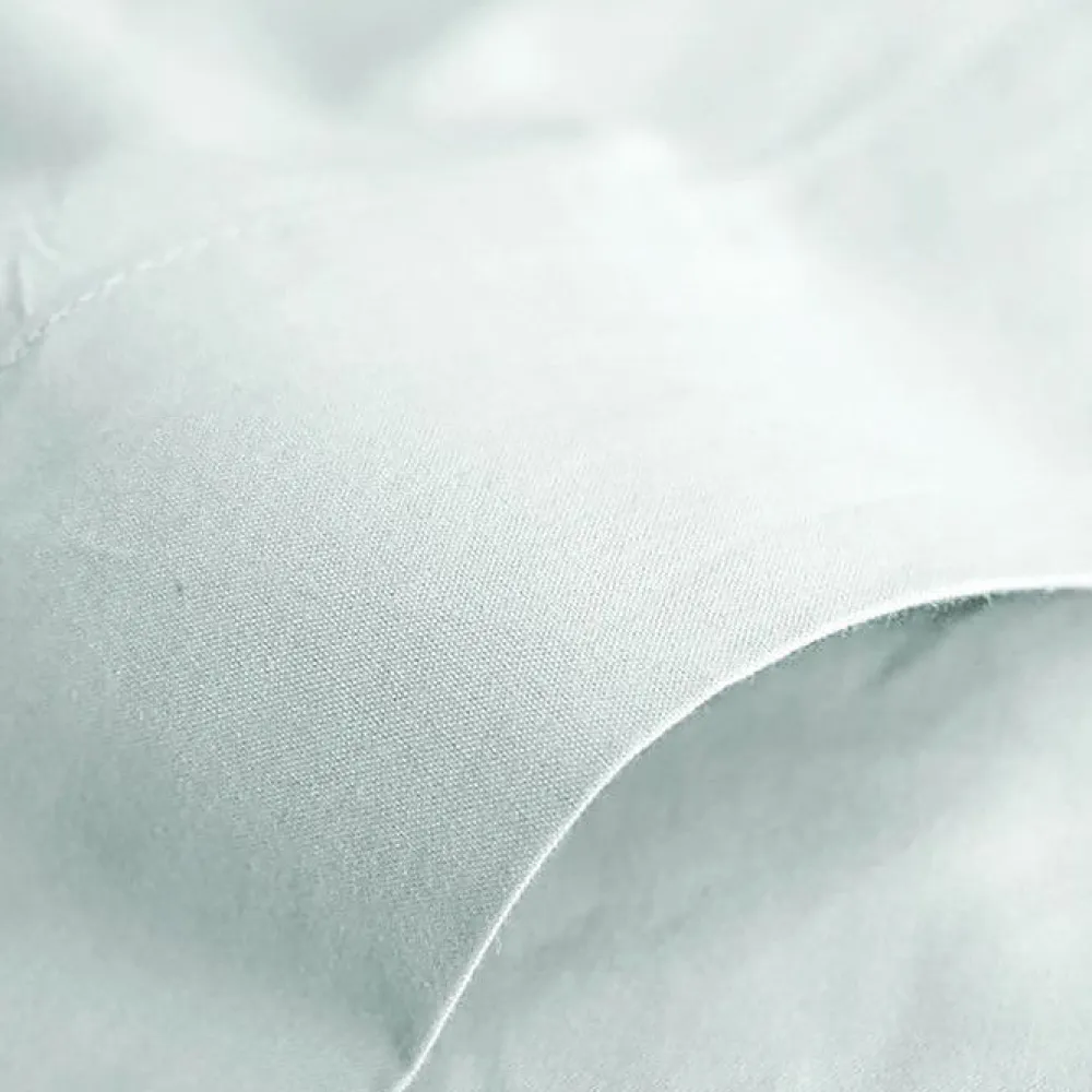 Drap plat Prémium 240 x 300 cm vert clair coton>Coton Pur Clearance