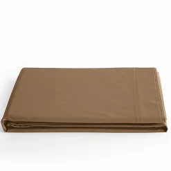 Coton Pur Drap plat Prémium 240 x 300 cm Taupe* Drap Plat