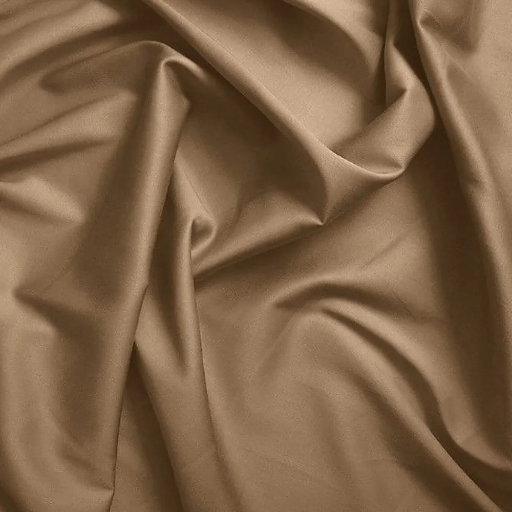 Coton Pur Drap plat Prémium 240 x 300 cm Taupe* Drap Plat