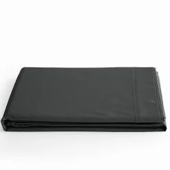 Drap plat Prémium 240 x 300 cm Marron coton>Coton Pur New