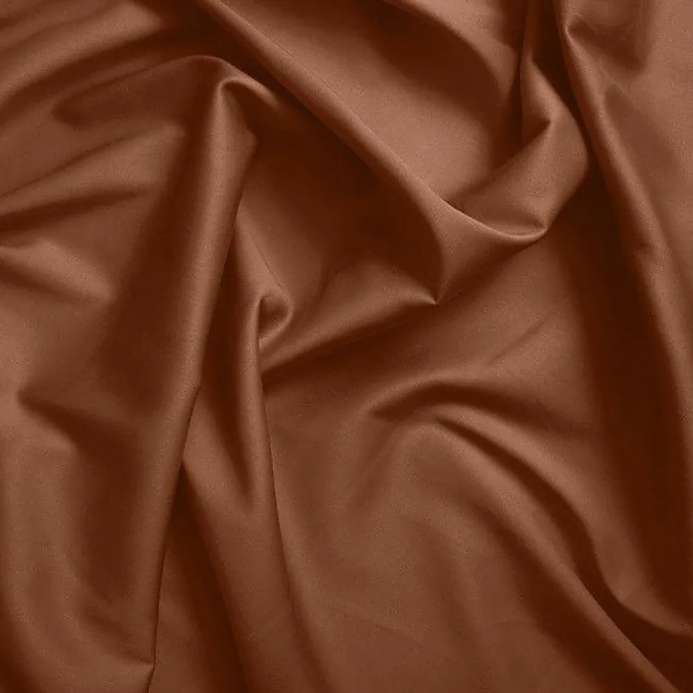 Drap plat Prémium 240 x 300 cm Paprika coton>Coton Pur Outlet