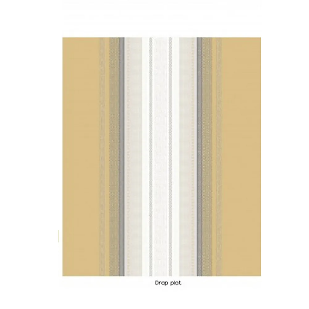 Drap plat en percale de coton au style ethnique chic (240x310 cm - Jaune)>Tradilinge Online