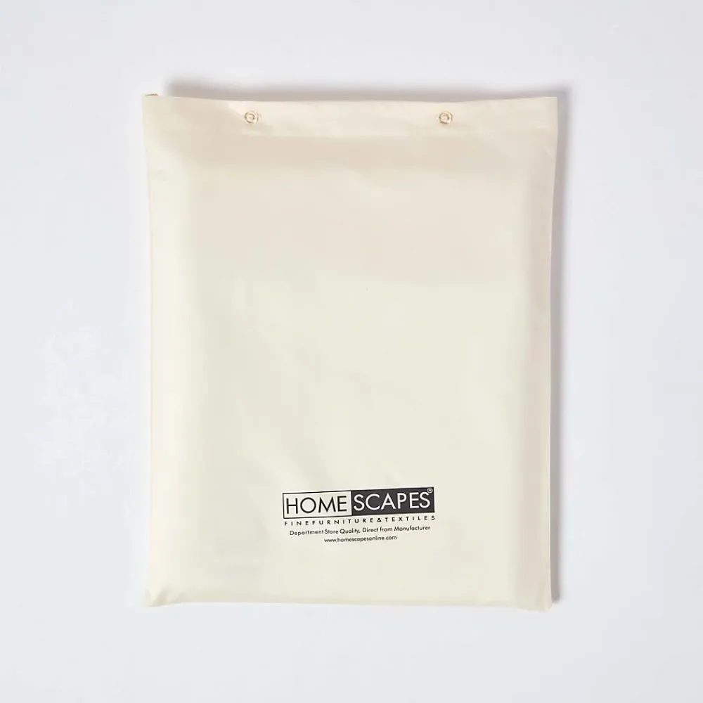 Homescapes Drap plat en satin de coton égyptien 1000 fils ivoire, 180x290 cm -* Drap Plat