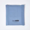 Homescapes Drap plat en satin de coton égyptien 1000 fils bleu, 180x290 cm -* Drap Plat