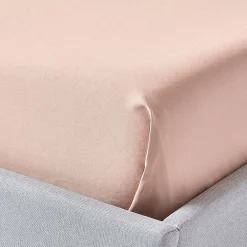 Homescapes Drap plat en satin de coton égyptien 1000 fils taupe, 275x275 cm -* Drap Plat
