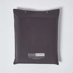Drap plat en satin de coton égyptien 1000 fils gris foncé, 240x300 cm -><noscript><img width=