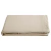 Drap plat Palace pur coton teint lavé, 63 fils/cm² - Palace Lin - 270 x 290 cm pour lit King Size>Vent Du Sud