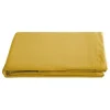 Drap plat Palace pur coton teint lavé, 63 fils/cm² - Palace Curry - 240 x 290 cm pour lit 2 places>Vent Du Sud