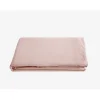 Vent Du Sud Drap plat Palace pur coton teint lavé, 63 fils/cm² - Palace Rose - 240 x 290 cm pour lit 2 places* Drap Plat