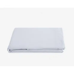 Drap plat Palace pur coton teint lavé, 63 fils/cm² - Palace Neige - 240 x 290 cm pour lit 2 places>Vent Du Sud New