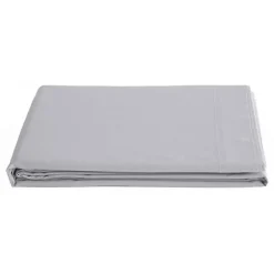 Drap plat percale pur coton peigné longues fibres 80 fils/cm² - Perle - 240 x 300 cm pour lit 2 places>Vent Du Sud Best