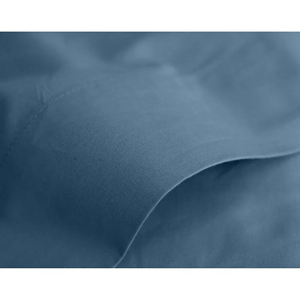 Drap plat percale pur coton peigné longues fibres 80 fils/cm² - Marine - 180 x 290 cm pour lit 1 place>Vent Du Sud Hot