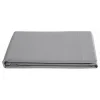Drap plat percale pur coton peigné longues fibres 80 fils/cm² - Acier - 180 x 290 cm pour lit 1 place>Vent Du Sud Online
