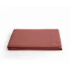 Vent Du Sud Drap plat percale pur coton peigné longues fibres 80 fils/cm² - Pêche - 270 x 300 cm pour lit King size* Drap Plat