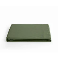 Vent Du Sud Drap plat percale pur coton peigné longues fibres 80 fils/cm² - Mousse - 240 x 300 cm pour lit 2 places* Drap Plat