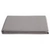 Vent Du Sud Drap plat percale pur coton peigné longues fibres 80 fils/cm² - Cendre - 180 x 290 cm pour lit 1 place* Drap Plat