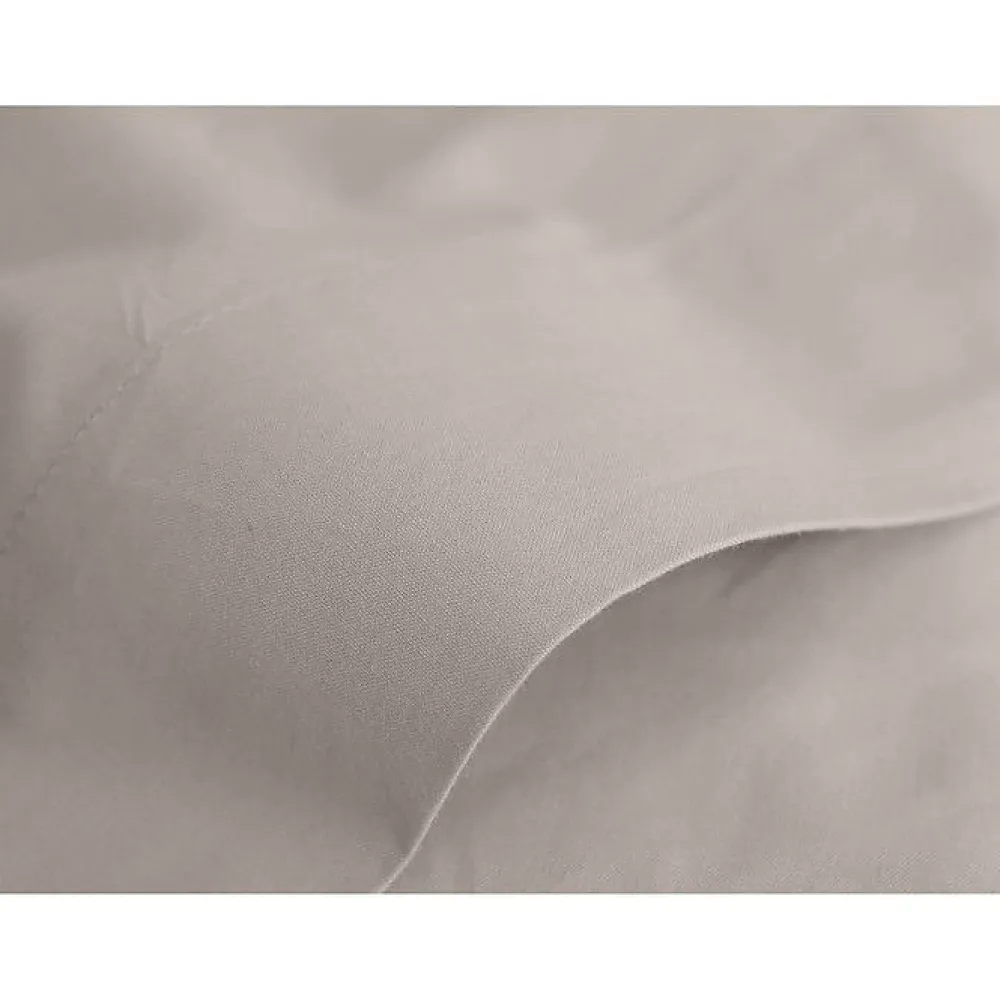 Drap plat percale pur coton peigné longues fibres 80 fils/cm² - Lin - 240 x 300 cm pour lit 2 places>Vent Du Sud Best