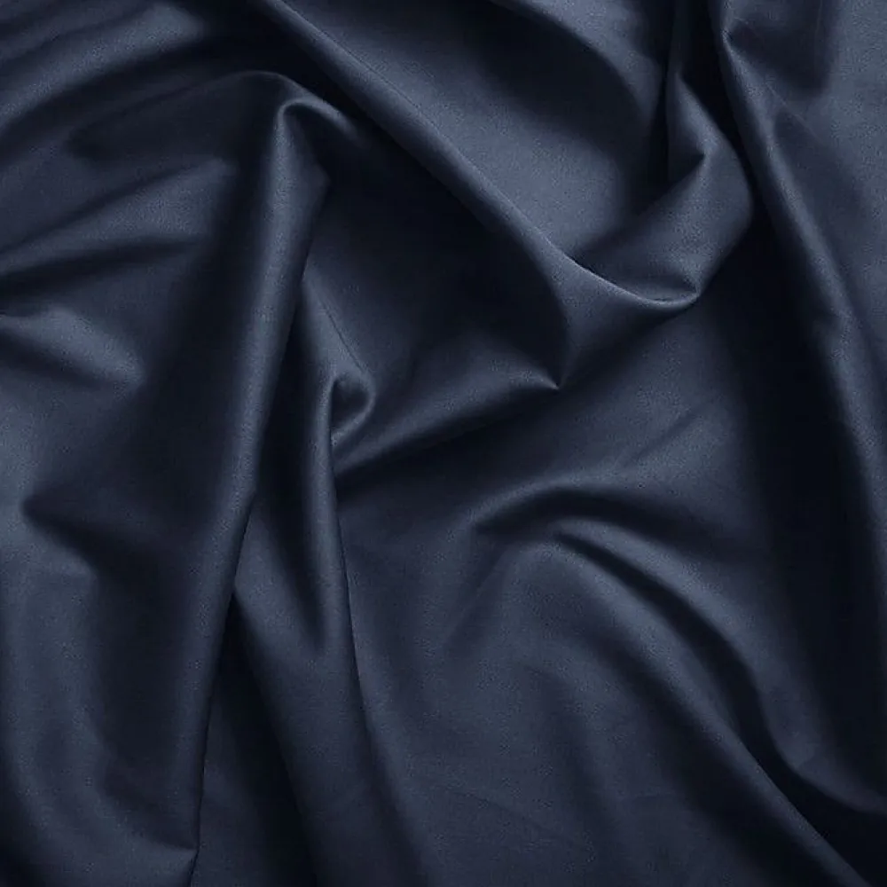Coton Pur Drap plat Prémium Bleu nuit 180 x 290 cm* Drap Plat