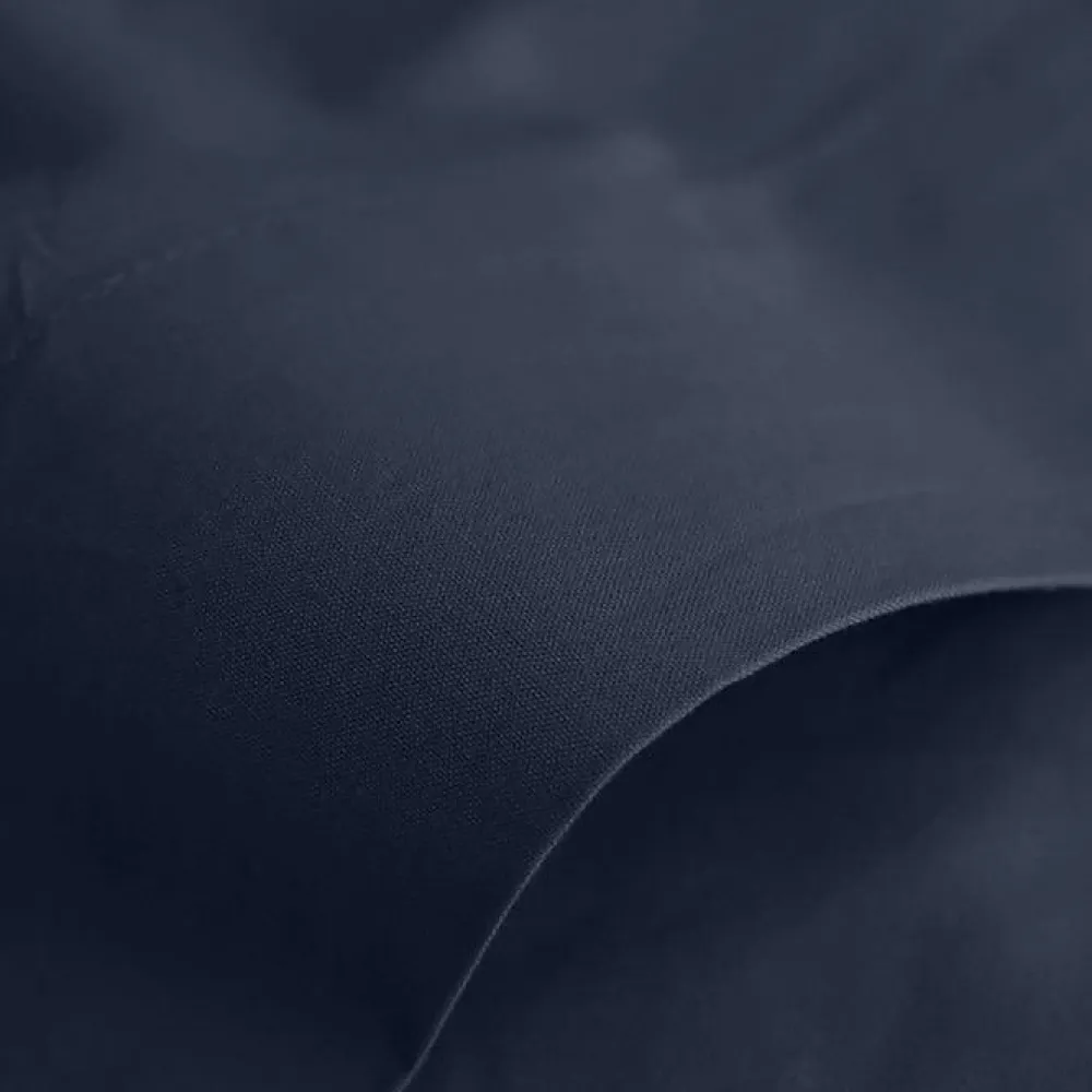 Coton Pur Drap plat Prémium Bleu nuit 180 x 290 cm* Drap Plat