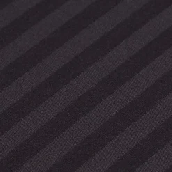 Homescapes Drap plat satin rayé en coton égyptien 330 fils noir, 178x255 cm -* Drap Plat