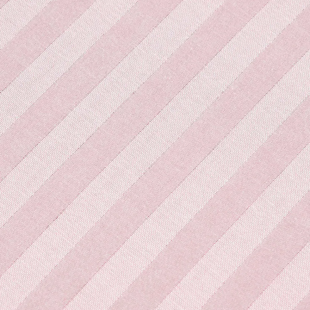 Drap plat satin rayé en coton égyptien 330 fils violet, 178x255 cm ->Homescapes