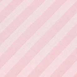 Homescapes Drap plat satin rayé en coton égyptien 330 fils rose, 270x300 cm -* Drap Plat