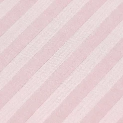 Drap plat satin rayé en coton égyptien 330 fils violet, 230x255 cm -><noscript><img width=