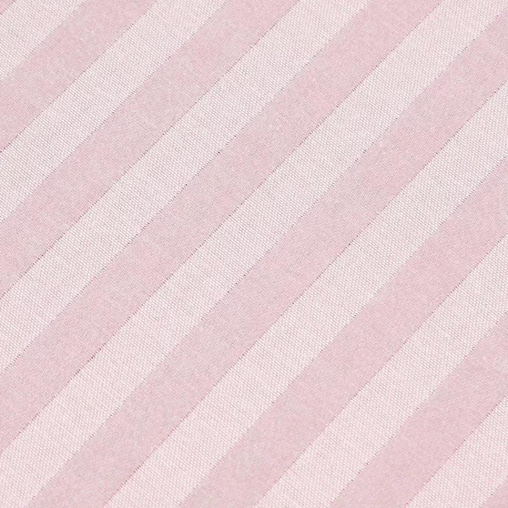 Homescapes Drap plat satin rayé en coton égyptien 330 fils violet, 240x300 cm -* Drap Plat