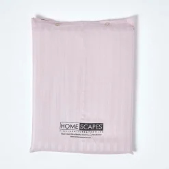 Homescapes Drap plat satin rayé en coton égyptien 330 fils violet, 240x300 cm -* Drap Plat