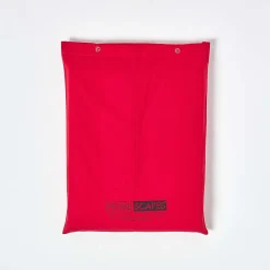 Homescapes Drap plat uni 100 % coton égyptien 200 fils rouge, 240x300 cm -* Drap Plat