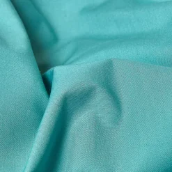 Homescapes Drap plat uni 100 % coton égyptien 200 fils bleu canard, 270x300 cm -* Drap Plat