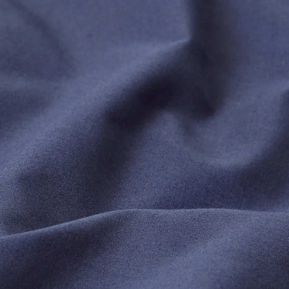 Homescapes Drap plat uni 100 % coton égyptien 200 fils bleu marine, 270x300 cm -* Drap Plat