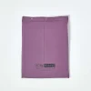 Homescapes Drap plat uni 100 % coton égyptien 200 fils violet, 275x275 cm -* Drap Plat