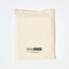 Homescapes Drap plat uni 100 % coton égyptien 200 fils ivoire, 180x290 cm -* Drap Plat