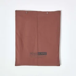 Homescapes Drap plat uni 100 % coton égyptien 200 fils marron chocolat, 178x255 cm -* Drap Plat