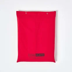 Drap plat uni 100 % coton égyptien 200 fils rouge, 180x290 cm -><noscript><img width=