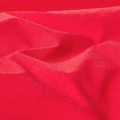 Drap plat uni 100 % coton égyptien 200 fils rouge, 230x255 cm ->Homescapes New