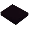 Drap Plat Uni en 100 % Coton (180x290 cm - Noir)>Tradilinge Best
